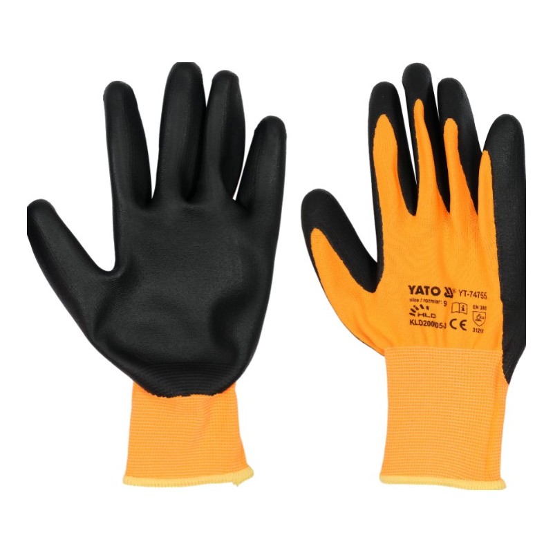 YT-74755 YATO Manusi de protectie din nylon cu nitril, marime 9
