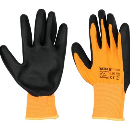 YT-74755 YATO Manusi de protectie din nylon cu nitril, marime 9