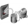 72920 VOREL Filtru aspirator cenusa, capacitate 18 L