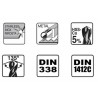 D-17413 MAKITA Burghiu HSS-Co,7.5x69 mm,prindere cilindrica,metal inox