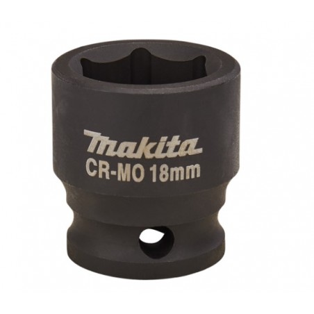 B-40004 MAKITA Cheie tubulara hexagonala 18mm,patrat 3/8",lungime 30mm