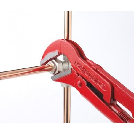 601498 UNIOR Cleste tevi, suedez, 45 grade, dimensiune 2"