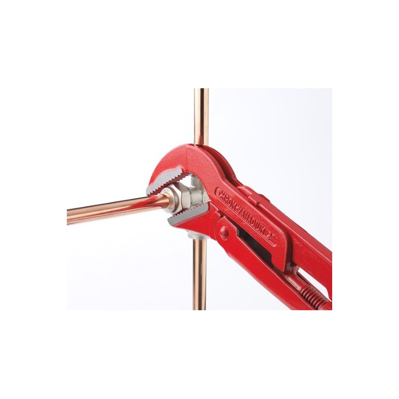 601499 UNIOR Cleste tevi, suedez, 45 grade, dimensiune 3"