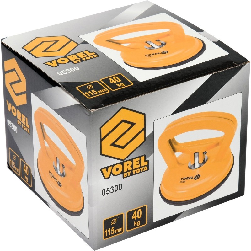 05300 VOREL Ventuza, diametru 115 mm, capacitate ridicare 40 kg.