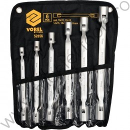 52856 VOREL Set 6 chei cu capete tubulare