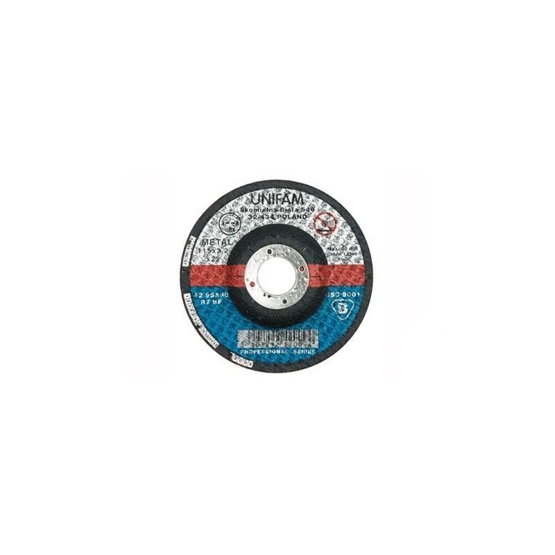 08060 VOREL Disc abraziv pentru debitat metale, 230x22x3.2mm