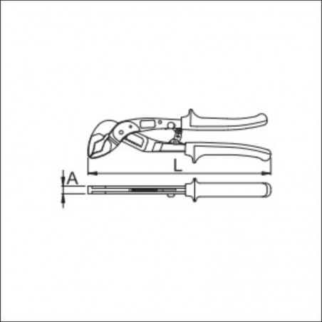 611780 UNIOR Cleste reglabil lungime 240mm,auto-reglare,diametrul 40mm