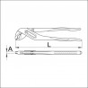 607348 UNIOR Cleste reglabil ,lungime 175mm, vopsit, diametrul 26.5mm