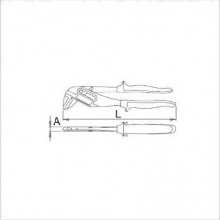 616725 UNIOR Cleste reglabil, lungime 300 mm, , diametrul 63 mm