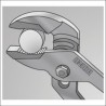 608690 UNIOR Cleste reglabil caneluri, lungime 180 mm, diametrul 25 mm