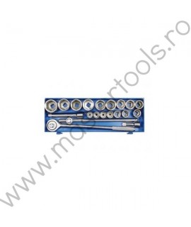 Trusa chei tubulare cu antrenor 3/4 Vorel 58150