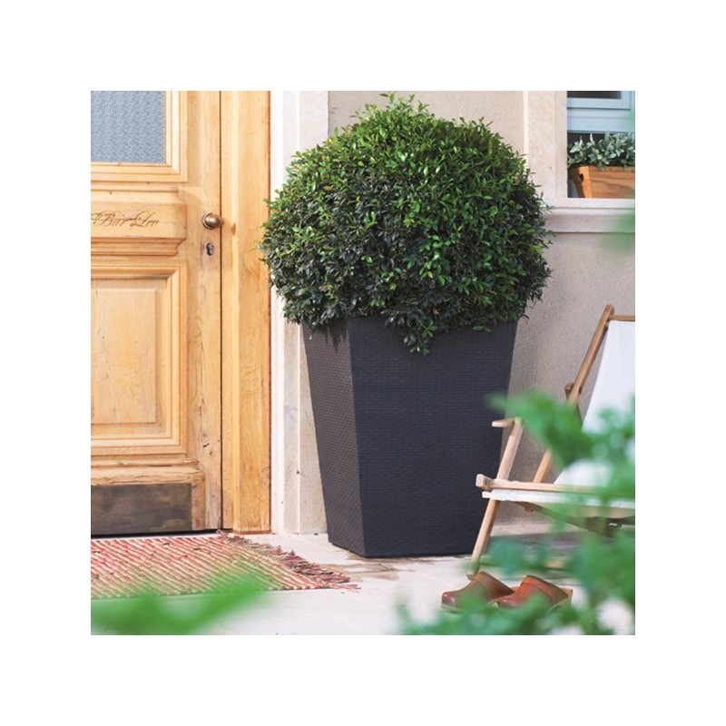 17192302 KETER Ghiveci RATTAN L antracit, 144.8L