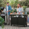230419 KETER Dulap pentru terasa graphite Unity XL, 207L