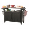 230419 KETER Dulap pentru terasa graphite Unity XL, 207L