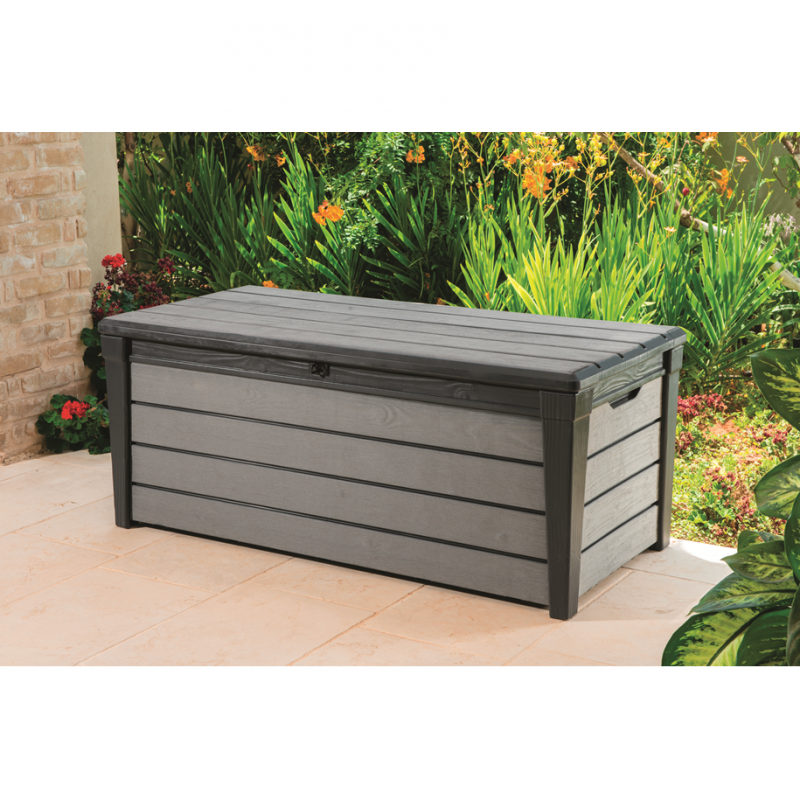 230418 KETER Lada depozitare gri Brushwood, 455L