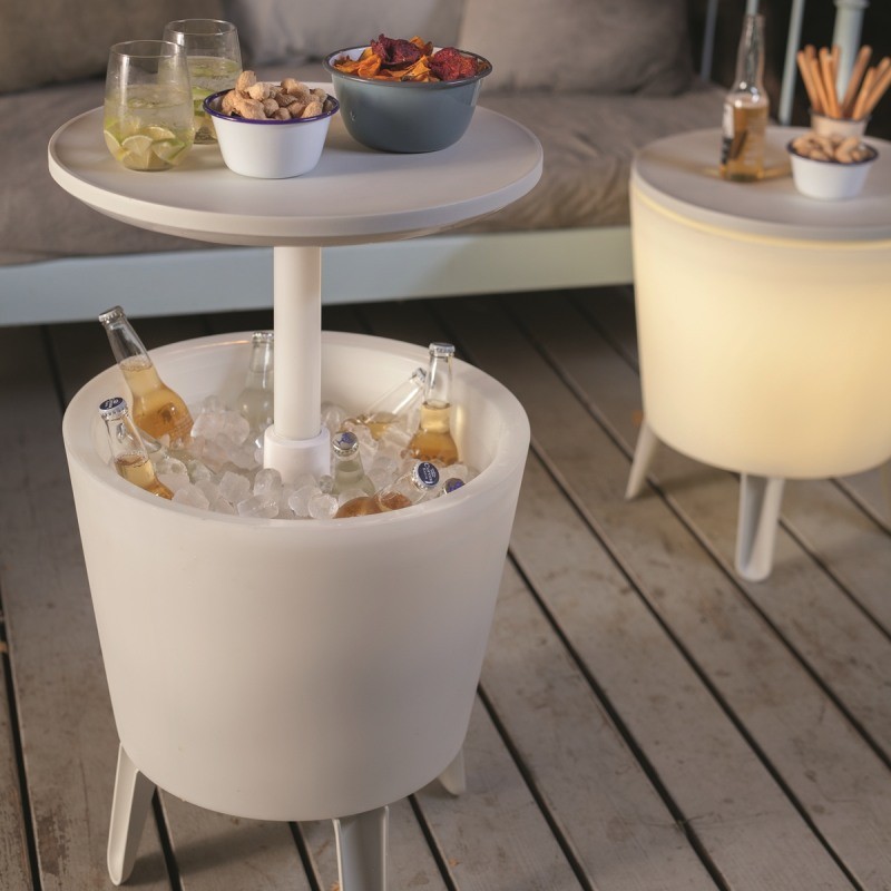 231366 KETER Mini bar gradina iluminat alb Keter Cool Bar
