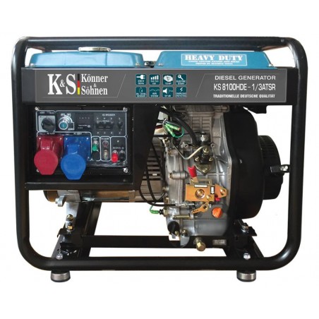 Generator de curent 6.5 kW diesel - Heavy Duty - Konner & Sohnen