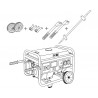 Kit de Roti pt. Generatoarele Konner Seria KS-7000 si modelul KS-10000E