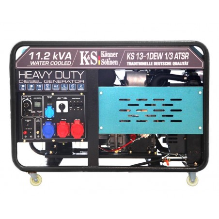 Generator de curent 9 KW diesel - Heavy Duty - Konner & Sohnen