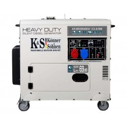 Generator de curent 6.5 kW diesel - Heavy Duty - insonorizat - Konner & Sohnen