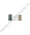 64090 VOREL Set 6 surubelnite, cu varfuri drepte si in cruce Phillips.