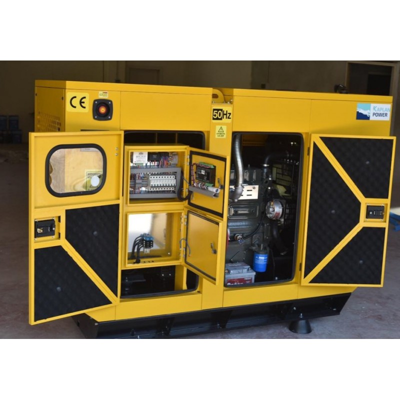Generator stationar insonorizat DIESEL, 165kVA, motor Ricardo, Kaplan KPR-165