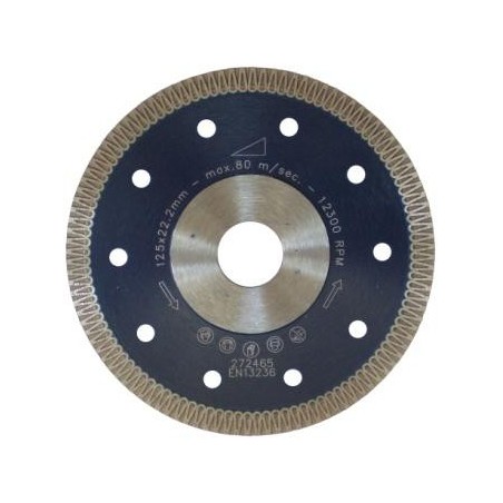 Disc DiamantatExpert pt. Ceramica dura, portelan, gresie 125x22.2 (mm) Super Premium