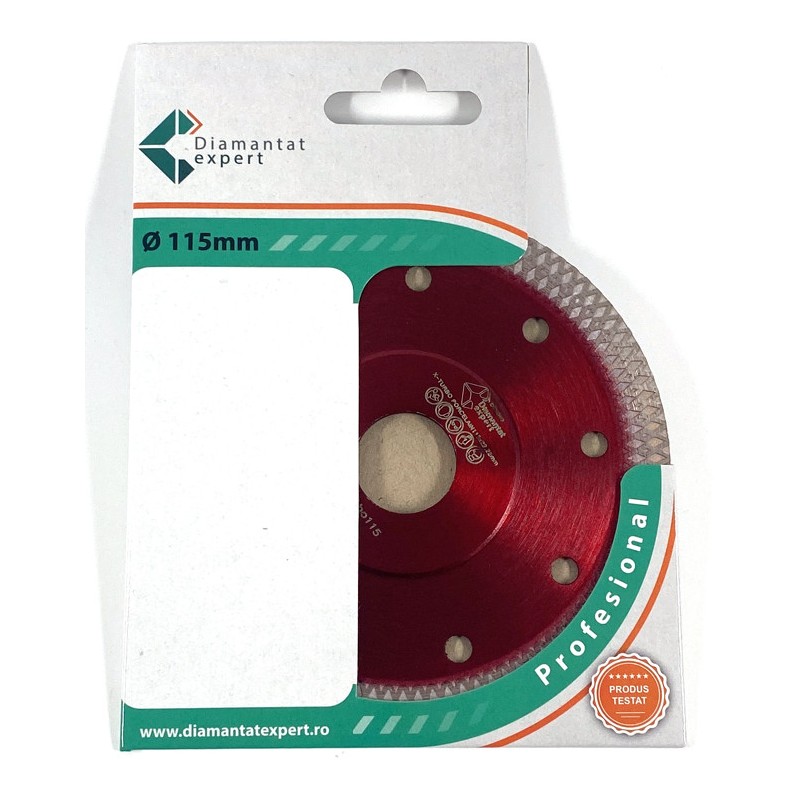 Disc DiamantatExpert pt. Portelan dur & Gresie ft. dura 115x22.2 (mm) Premium