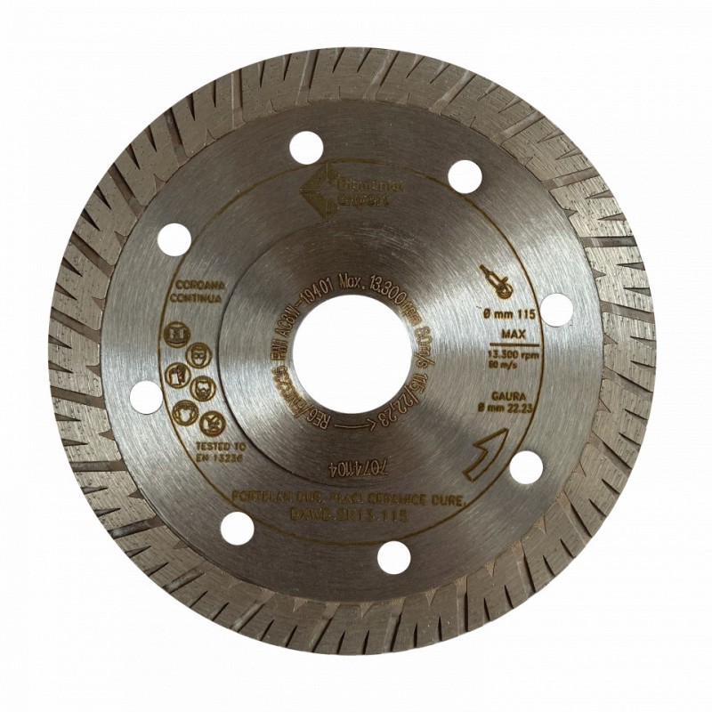 Disc DiamantatExpert pt. Portelan dur, Placi ceramice dure 115x22.2 (mm) Ultra Premium