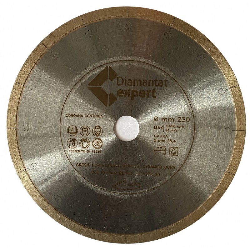 Disc DiamantatExpert pt. Portelan dur, Placi ceramice dure 400x25.4 (mm) Ultra Premium