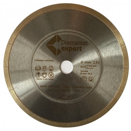 Disc DiamantatExpert pt. Portelan dur, Placi ceramice dure 400x25.4 (mm) Ultra Premium