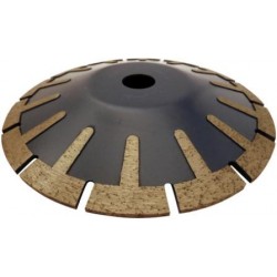 Disc DiamantatExpert pt. taiere curbata in piatra, granit, placi 125x22.2 (mm) Premium