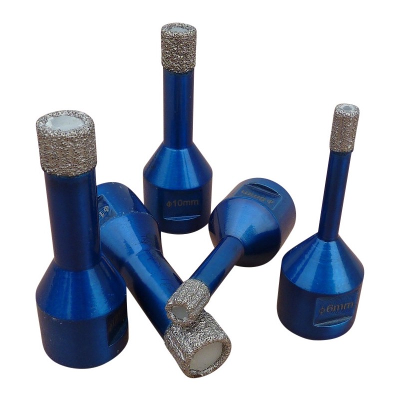 Carota diamantata pt. gresie portelanata & piatra - diam. 14mm -cu ceara- Super Premium