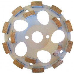 Cupa diamantata rand dublu "dinti scurti" - Beton 115x22.2mm Profesional Standard