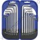 56480 VOREL Set 18 chei imbus cu bila hexagonale si torx