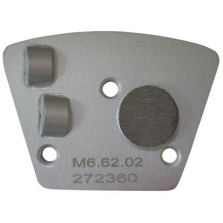 Placa cu segmenti diamantati pt. slefuire pardoseli - segment DPC 2x1/2 - prindere M6
