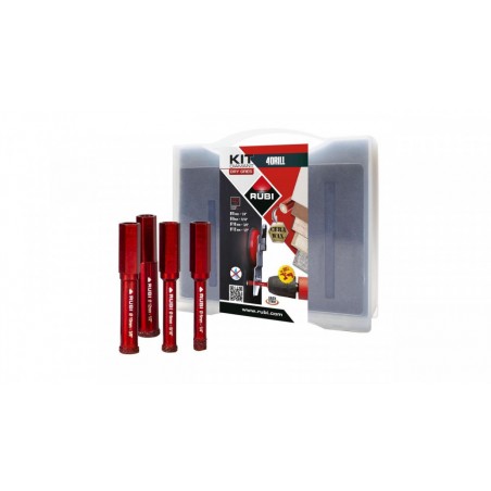 Kit carote diamantate DryGres4Drill 6, 8, 10, 12mm, 4 buc.