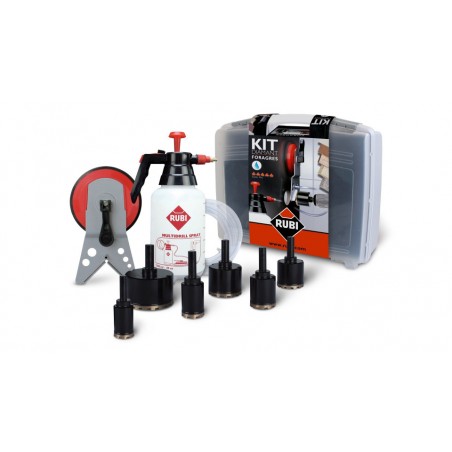 Kit carote diamantate ForaGres 20, 28, 35, 43, 50, 68mm, 6buc.