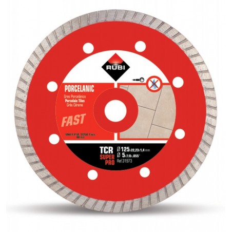 Disc diamantat pt. gresie portelanata 125mm, TCR 125 SuperPro