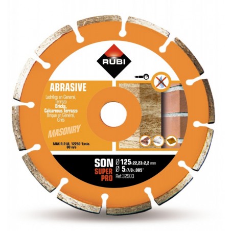 Disc diamantat pt. materiale abrazive 125mm, SON 125 SuperPro