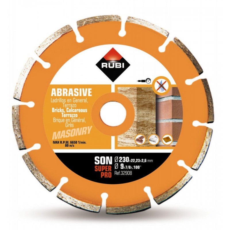 Disc diamantat pt. materiale abrazive 230mm, SON 230 SuperPro