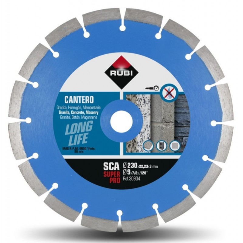 Disc diamantat pt. materiale de constructii 230mm, SCA 230 Super Pro