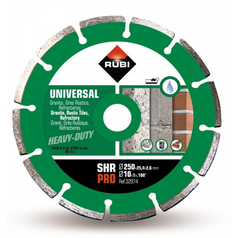 Disc diamantat pt. materiale de constructii 250mm, SHR 250 Pro