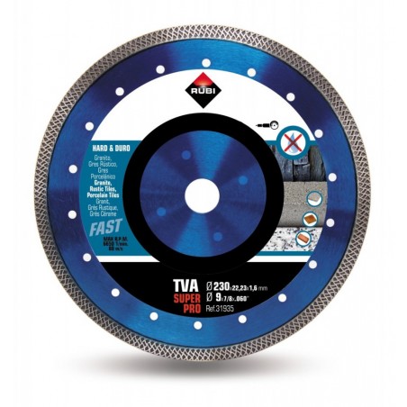 Disc diamantat pt. materiale foarte dure 230mm, TVA 230 SuperPro