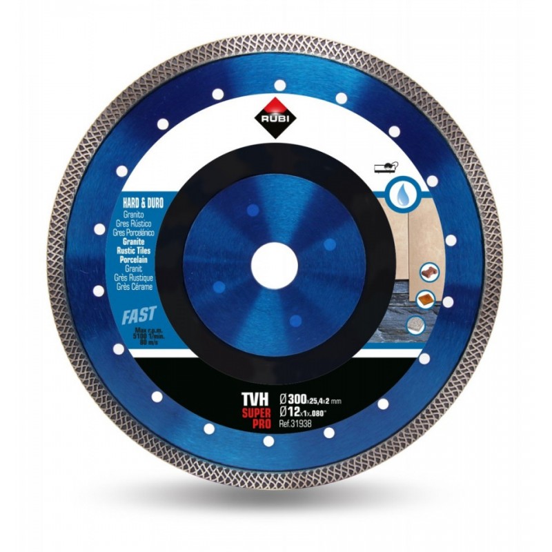 Disc diamantat pt. materiale foarte dure 300mm, TVH 300 SuperPro