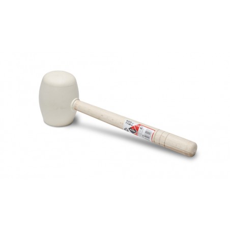 Ciocan din cauciuc alb rotund, 750g