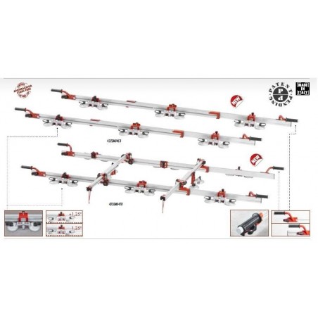 Sistem de transport pt. placi de dimensiuni mari, Easy-move MK IV - 8 ventuze duble, 320cm
