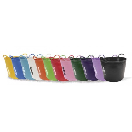 Galeata FLEXTUB din plastic neagra Nr.1 (25 L)