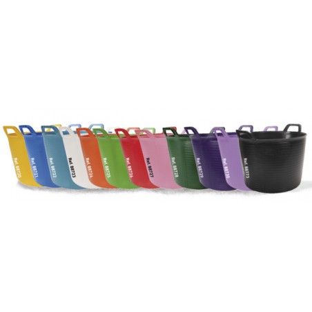 Galeata FLEXTUB din plastic rosie Nr.3 (40 L)