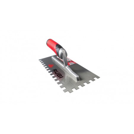 Gletiera dintata cu maner Rubiflex 28cm, 8x8mm